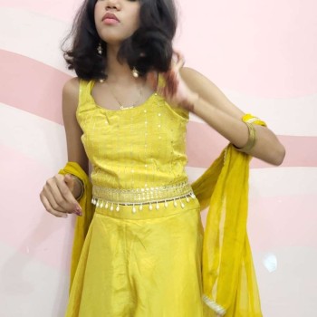 main character in a soft desi aesthetic movie scene 💛